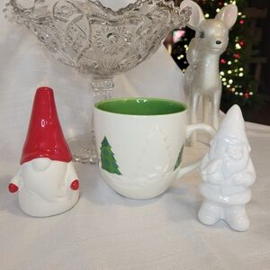 Starbucks Chistmas Tree Mug and Set Of Gnomes